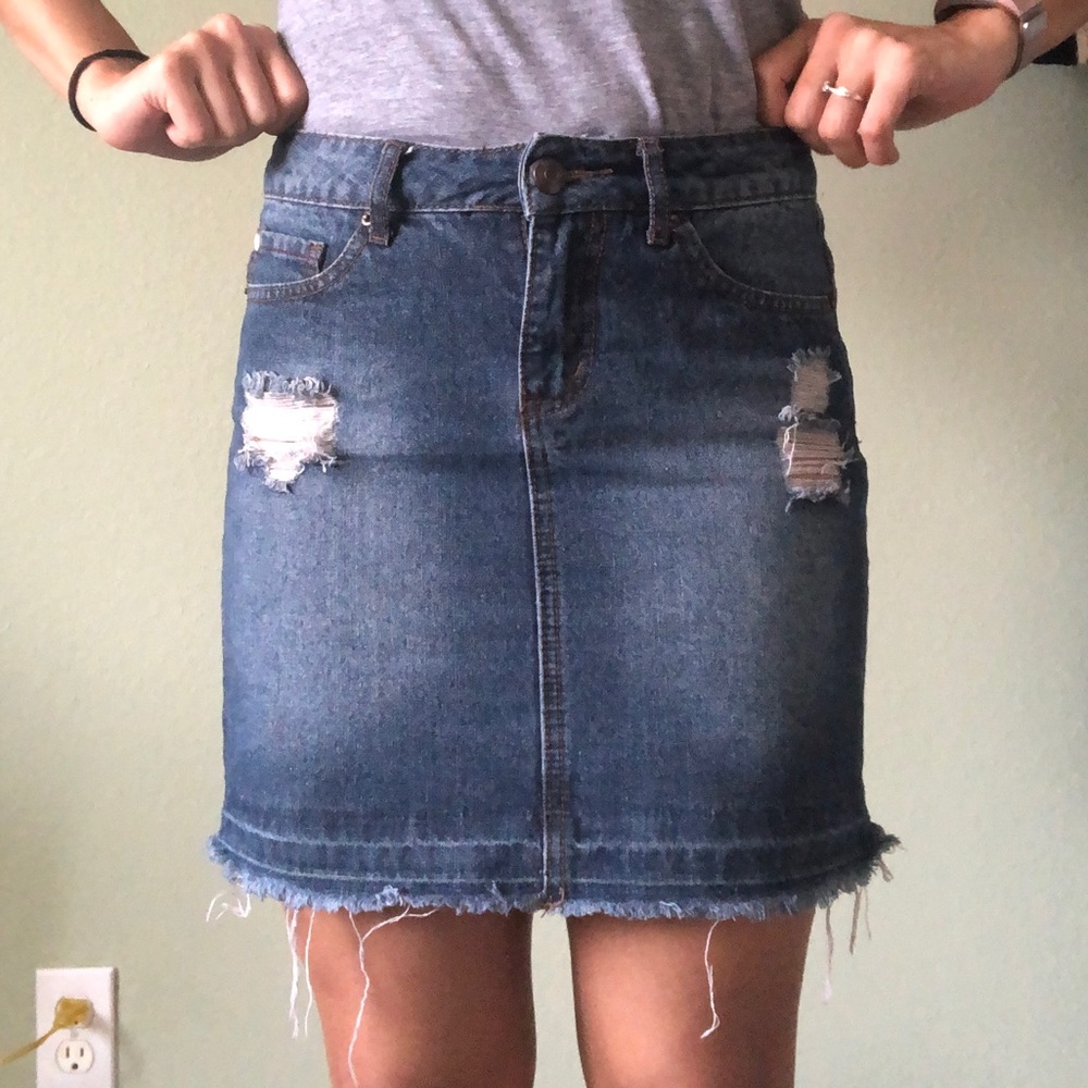 Jean Mini Skirt